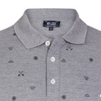 Margaux SS Polo Shirt // Grey Melange (M)