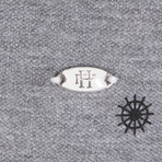 Margaux SS Polo Shirt // Grey Melange (M)