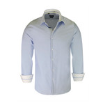 Gregg True Modern-Fit Long-Sleeve Dress Shirt // Blue (XL)