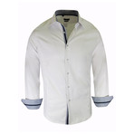 Deon True Modern-Fit Long-Sleeve Dress Shirt // White (M)