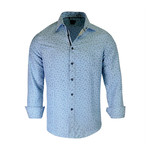 Rickie True Modern-Fit Long-Sleeve Dress Shirt // Blue (3XL)