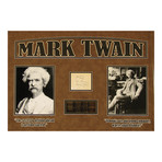 Mark Twain // Original Ink Signature