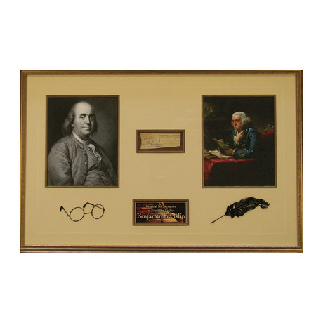 Benjamin Franklin // Signed Fragment