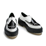 Type101WB Leather Shoes // White + Black (Euro: 42)