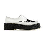 Type101WB Leather Shoes // White + Black (Euro: 45)