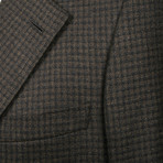 2 Button Cashmere Blazer // Brown (US: 36R)