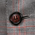 Rolling 3 Button Plaid Blazer // Gray (US: 38R)