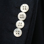 2 Button Solid Blazer // Navy Blue (US: 36R)