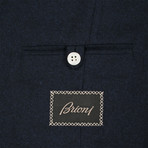 2 Button Solid Blazer // Navy Blue (US: 36R)