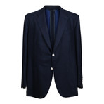 2 Button Solid Blazer // Navy Blue (US: 36R)