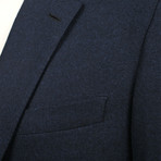 2 Button Solid Blazer // Navy Blue (US: 36R)