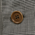 Rolling 3 Button Check Suit // Gray (US: 36R)