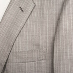Striped 2 Button Suit // Gray // BRS5 (US: 36S)