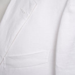 Rolling 3 Button Suit // White (US: 36S)