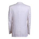 Rolling 3 Button Suit // White (US: 40R)