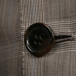 Super 150s Check 3 Button Suit // Gray (US: 36R)