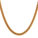 Curbed Cuban Link Chain (22")