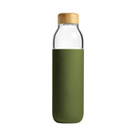 Glass Water Bottle (Emerald)