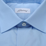 Brioni // Nathanial Dress Shirt // Blue (Euro: 39)