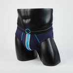 Spacelight Padded Brief // Blue (M)