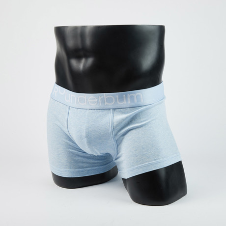 Heather Padded Boxer Trunk // Heather Sky Bue (S)