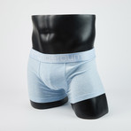 Heather Padded Boxer Trunk // Heather Sky Bue (M)