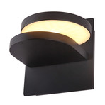 ECLIPSE Series // 7" Rotating LED Wall Sconce // Black