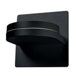 ECLIPSE Series // 7" Rotating LED Wall Sconce // Black