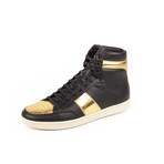Signature Court Classic SL-10H High Top Sneaker // Black + Gold (Euro: 40)