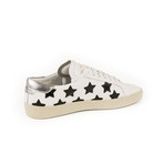 Star Embroidered Sneakers // Black + White (Euro: 39)