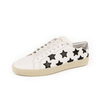Star Embroidered Sneakers // Black + White (Euro: 40)
