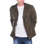 Sterling Spring Coat // Khaki Camouflage (S)