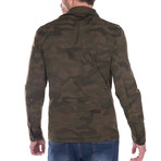 Sterling Spring Coat // Khaki Camouflage (S)