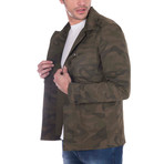 Sterling Spring Coat // Khaki Camouflage (S)