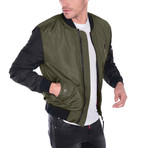 Finch Spring Coat // Khaki, Black (S)