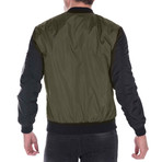 Finch Spring Coat // Khaki, Black (S)