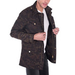 Xander Spring Coat // Dark Camouflage (S)