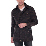 Xander Spring Coat // Dark Camouflage (S)