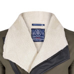 Giorgio di Mare // Harlan Winter Coat // Khaki Green (XL)