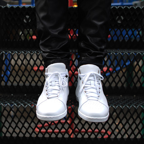 Hylan High Top // White (US: 7.5)