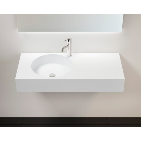 Wall Mounted Sink // WT-02-A // Left (Glossy)