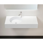 Wall Mounted Sink // WT-02-A // Left (Glossy)