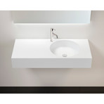 Wall Mounted Sink // WT-02-B // Right (Glossy)