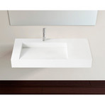 Wall Mounted Sink // WT-04-A // Left (Glossy)