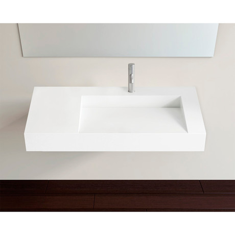Wall Mounted Sink // WT-04-B // Right (Glossy)