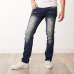 Zip + Destruct Jean // Indigo (30WX30L)