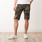 Camo Moto Shorts // Khaki Camo (30)