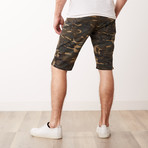 Camo Moto Shorts // Khaki Camo (30)