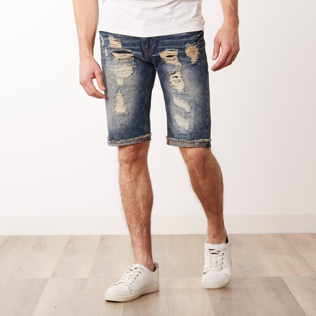 Rip And Repair Short // Blue (30)