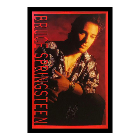 Autographed + Framed Poster // Bruce Springsteen